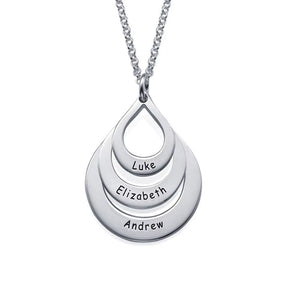 Colar Gotas de Amor Personalizado! 💖 Especial Dia das Mães com 30% OFF + Frete Grátis