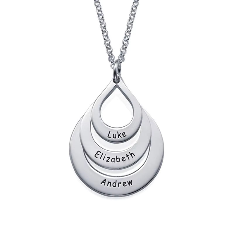 Colar Gotas de Amor Personalizado! 💖 Especial Dia das Mães com 30% OFF + Frete Grátis