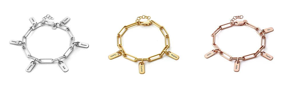 Pulseira Luxo Personalizada Feminina - Surpreenda a sua Amada! ❤️ Aproveite com 30% Off + Frete Grátis