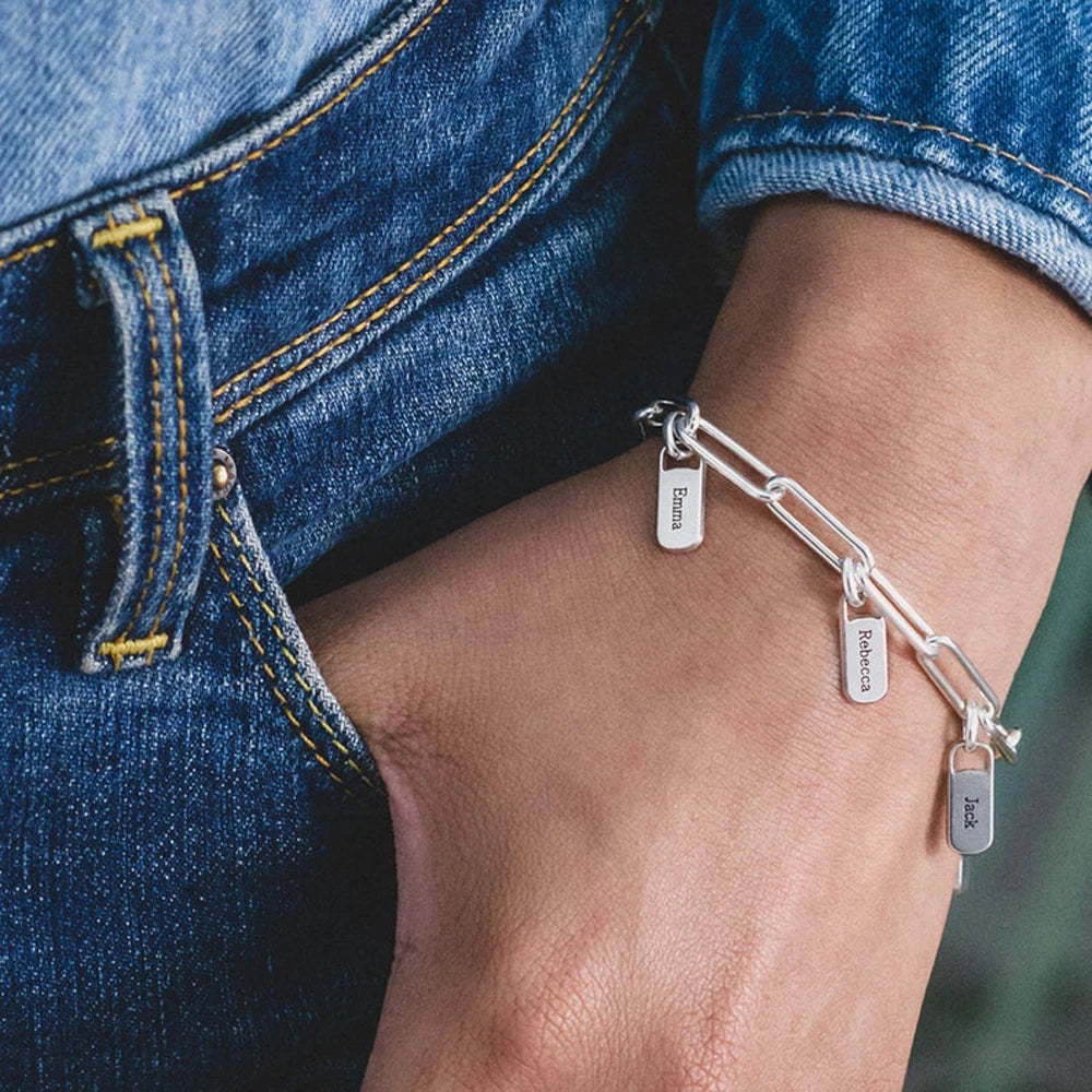 Pulseira Luxo Personalizada Feminina - Surpreenda a sua Amada! ❤️ Aproveite com 30% Off + Frete Grátis