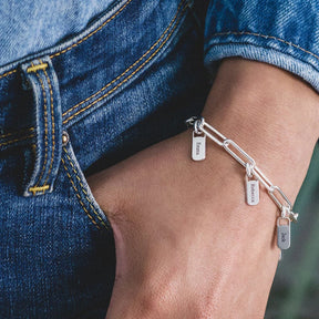 Pulseira Luxo Personalizada Feminina - Surpreenda a sua Amada! ❤️ Aproveite com 30% Off + Frete Grátis