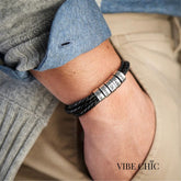 O Presente Perfeito! Pulseira em Couro com Gravação a Laser Personalizável com 30% OFF + Frete Grátis Só Hoje!