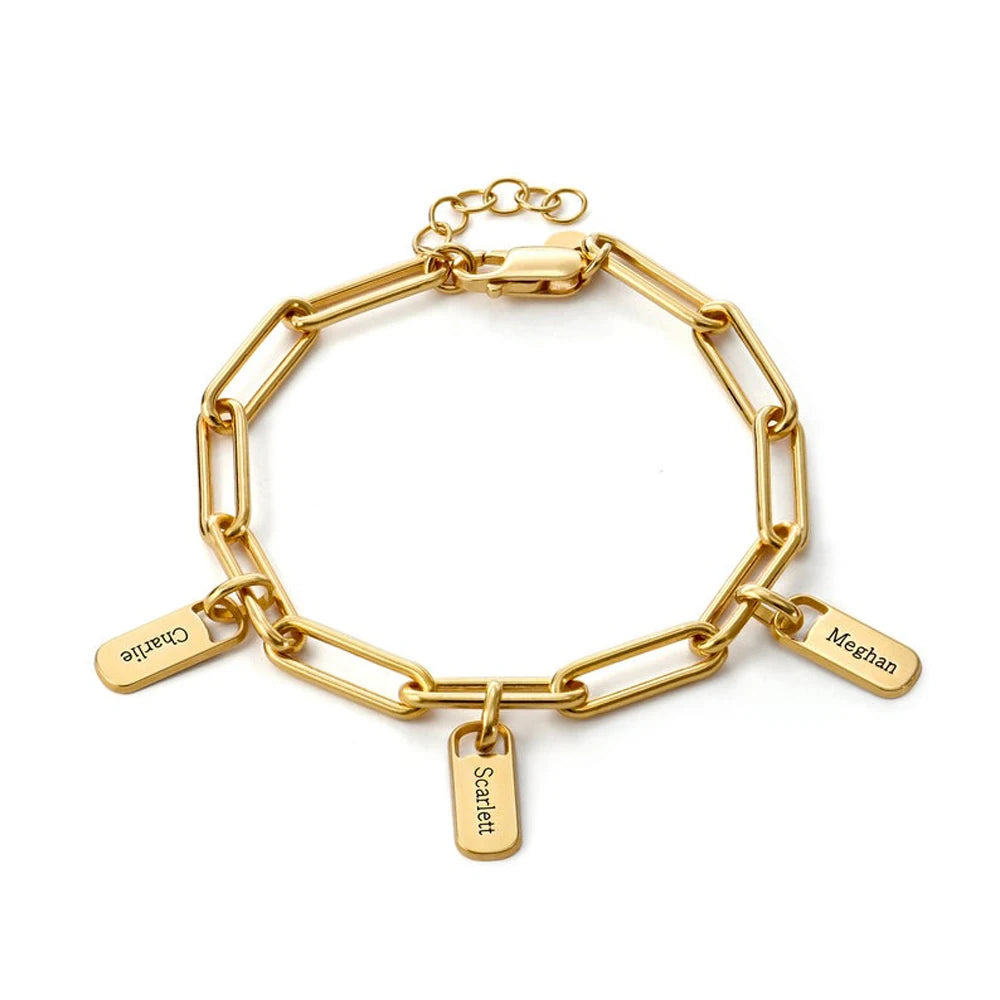 Pulseira Luxo Personalizada Feminina - Surpreenda a sua Amada! ❤️ Aproveite com 30% Off + Frete Grátis