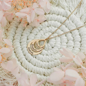 Colar Gotas de Amor Personalizado! 💖 Especial Dia das Mães com 30% OFF + Frete Grátis