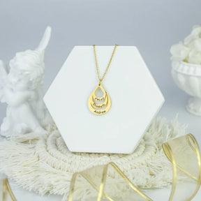 Colar Gotas de Amor Personalizado! 💖 Especial Dia das Mães com 30% OFF + Frete Grátis