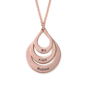 Colar Gotas de Amor Personalizado! 💖 Especial Dia das Mães com 30% OFF + Frete Grátis
